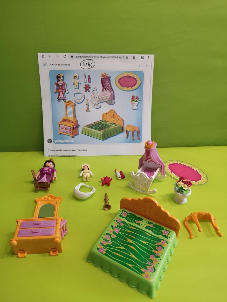 Playmobil - 5146 - Chambre de la reine avec berceau, Enfants & Bébés, Jouets | Playmobil, Enlèvement ou Envoi, Comme neuf