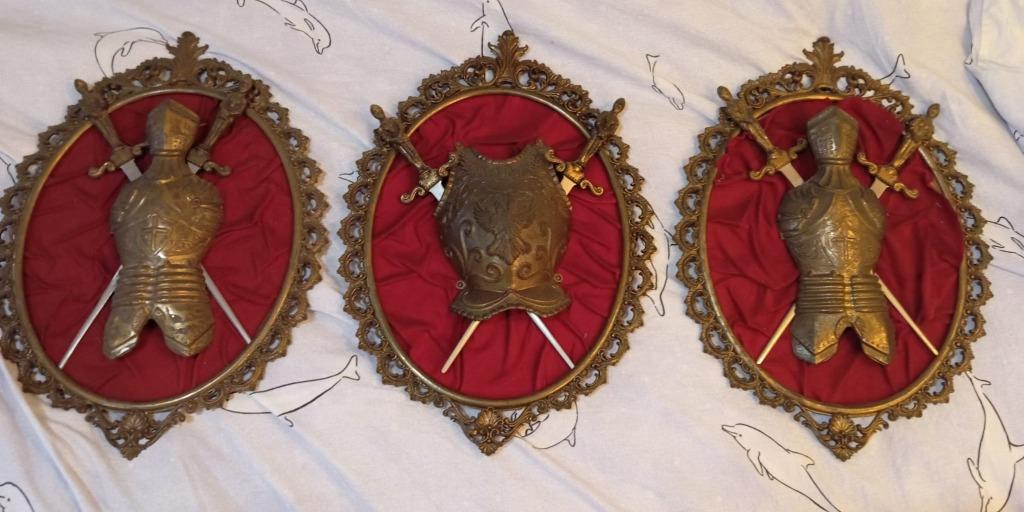 3 oude louis xv ridderpantser, Antiek en Kunst, Verzenden
