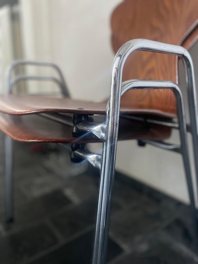 Tubax stoel / Tubax chair, Ophalen, Gebruikt, Bruin, Twee