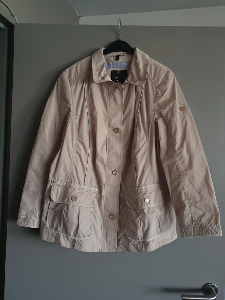 Nieuwe zomerjas van Barbara Lebek maat 44, Beige, Maat 42/44 (L), Nieuw, Ophalen of Verzenden