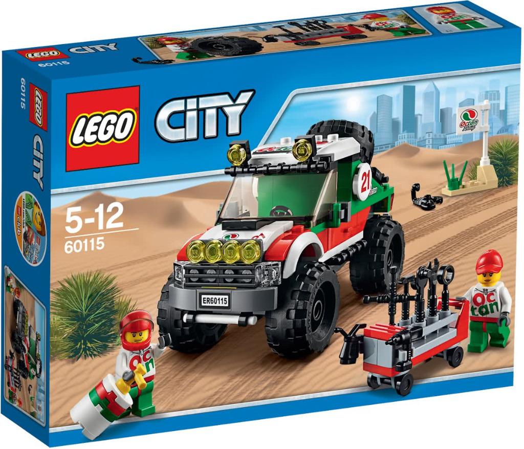 LEGO City Race 60115 4 x 4 Off Roader MET DOOS TOP!!!, Kinderen en Baby's, Speelgoed | Duplo en Lego, Zo goed als nieuw, Lego