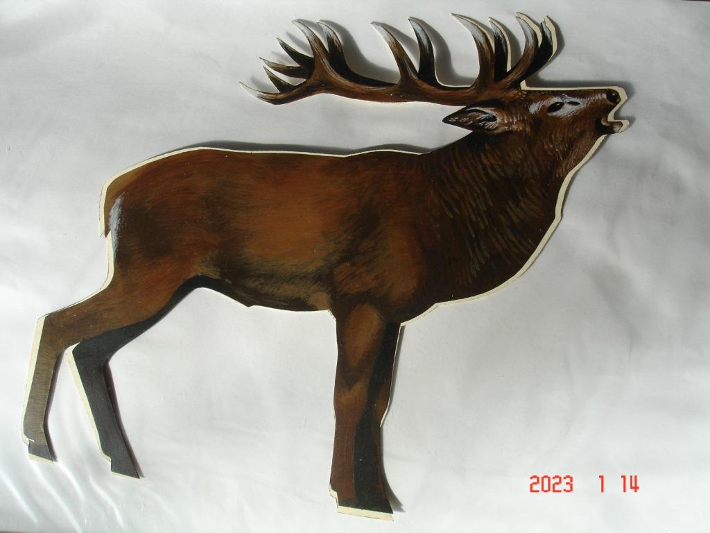 autocollant d'un cerf peint à main, Enlèvement ou Envoi