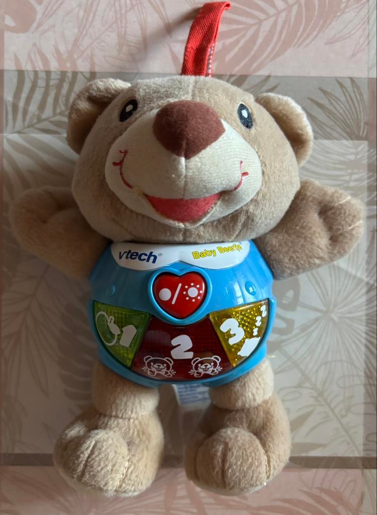 Vtech beertje met geluiden en lichtjes., Ophalen of Verzenden, Zo goed als nieuw