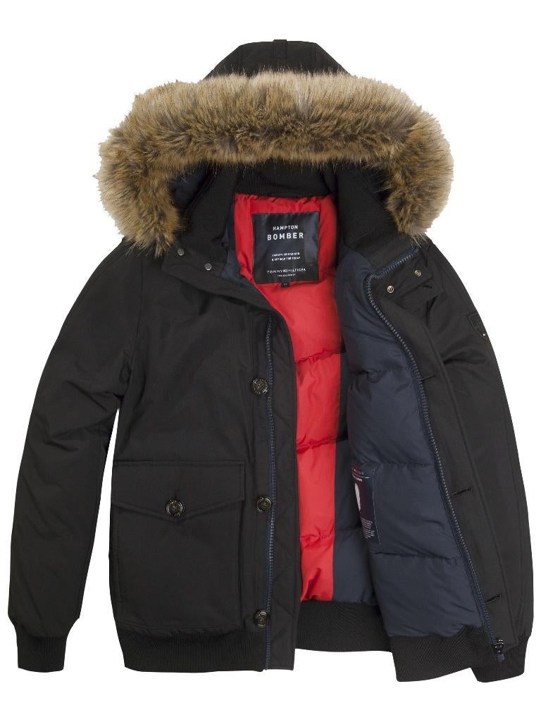 Hampton bomber - TOMMY HILFIGER jas, Kleding | Heren, Jassen | Winter, Zwart, Ophalen of Verzenden, Zo goed als nieuw, Tommy hilfiger