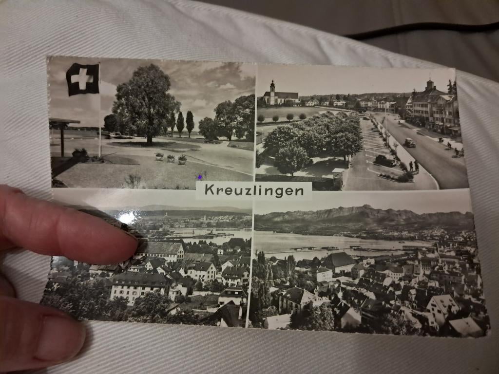 Oude beschreven pk : Kreuzlingen, Zwitserland, Verzamelen, Ophalen of Verzenden
