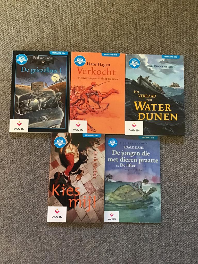 Pakket boektoppers leerjaar 5 en 6, Boeken, Ophalen of Verzenden