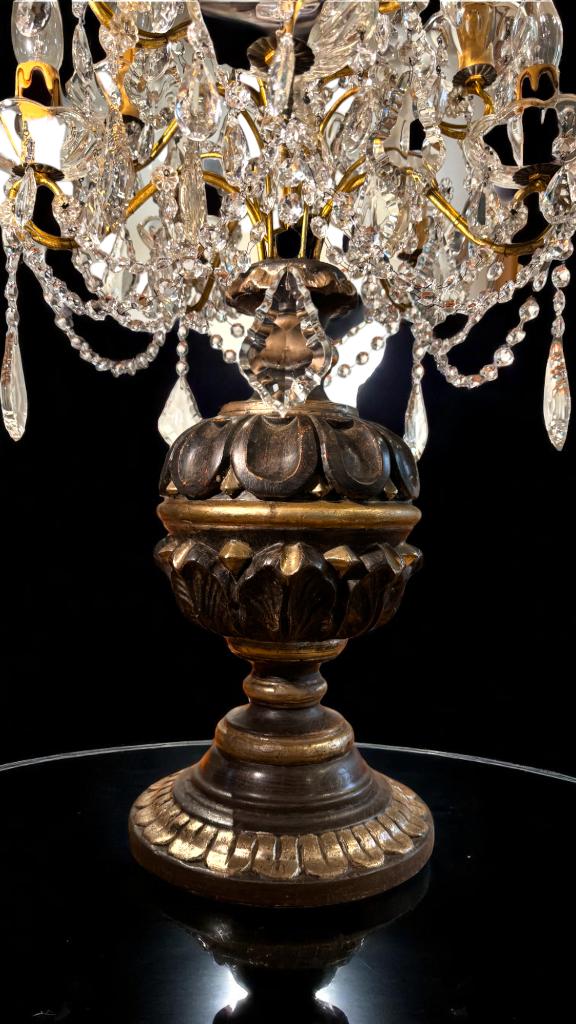Girandole ancienne — style français — cristal de Baccarat —, Enlèvement