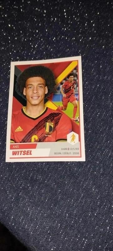 Panini / sticker / Axel Witsel / Rode Duivels / Carrefour, Enlèvement ou Envoi, Neuf, Affiche, Image ou Autocollant