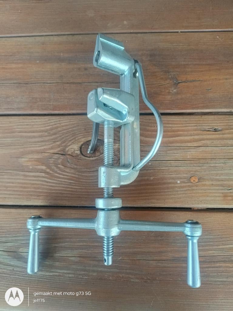 Spanapparaat Bandijzer met klemmen, Doe-het-zelf en Bouw, Ophalen, Zo goed als nieuw