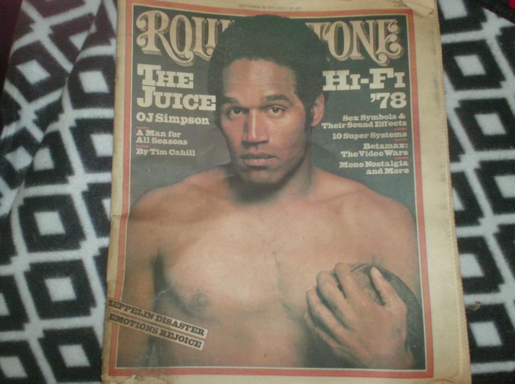Rolling Stone magazine met O.J. Simpson, Ophalen, Gelezen, Balsport