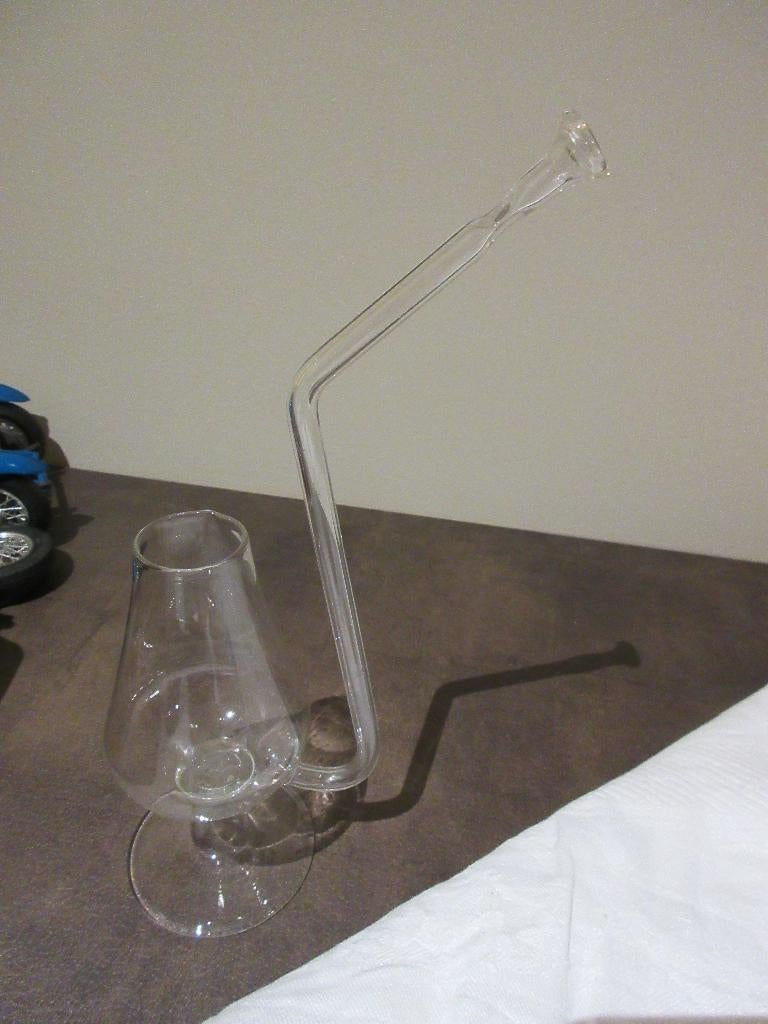 Pipe à cognac vintage en verre à cognac/armagnac, Enlèvement