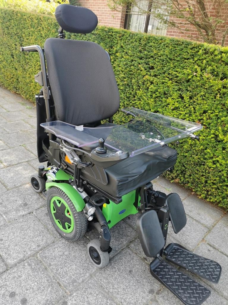 Invacare ninja TDX2 elektrische rolstoel 6wiel rolwagen, Ophalen of Verzenden, Inklapbaar, Zo goed als nieuw, Elektrische rolstoel