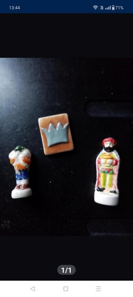 Drie koningen, figuren in porselein, nieuw, voor de 3 samen, Ophalen, Zo goed als nieuw