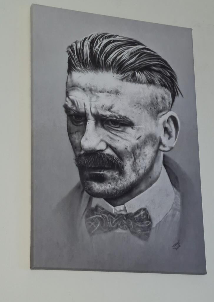 Canvasdoek Arthur Shelby Peaky Blinders, Ophalen