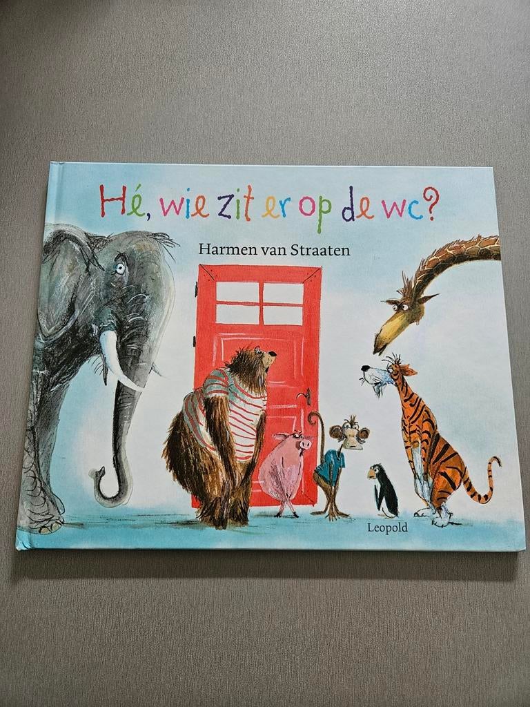 Harmen van Straaten - Hé, wie zit er op de wc?, Livres, Livres d'images & Albums d'images, Comme neuf, Livre d'images, Enlèvement