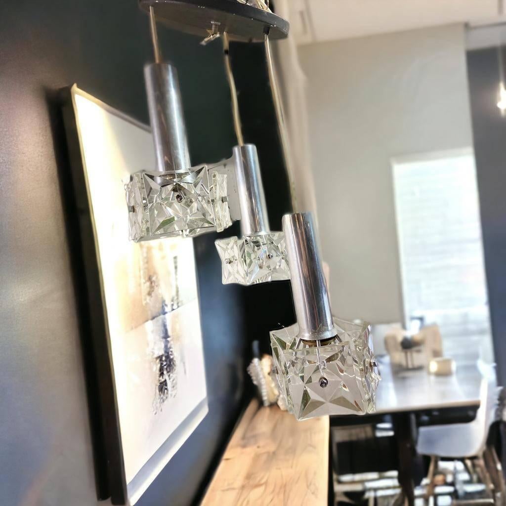 Vintage kinkeldey cascade luster / pendant / hanglamp, Antiek en Kunst, Antiek | Verlichting, Ophalen of Verzenden