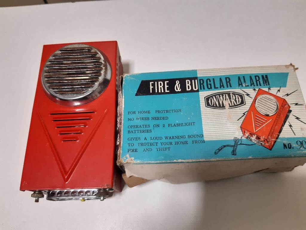 vintage brandalarm, Ophalen of Verzenden