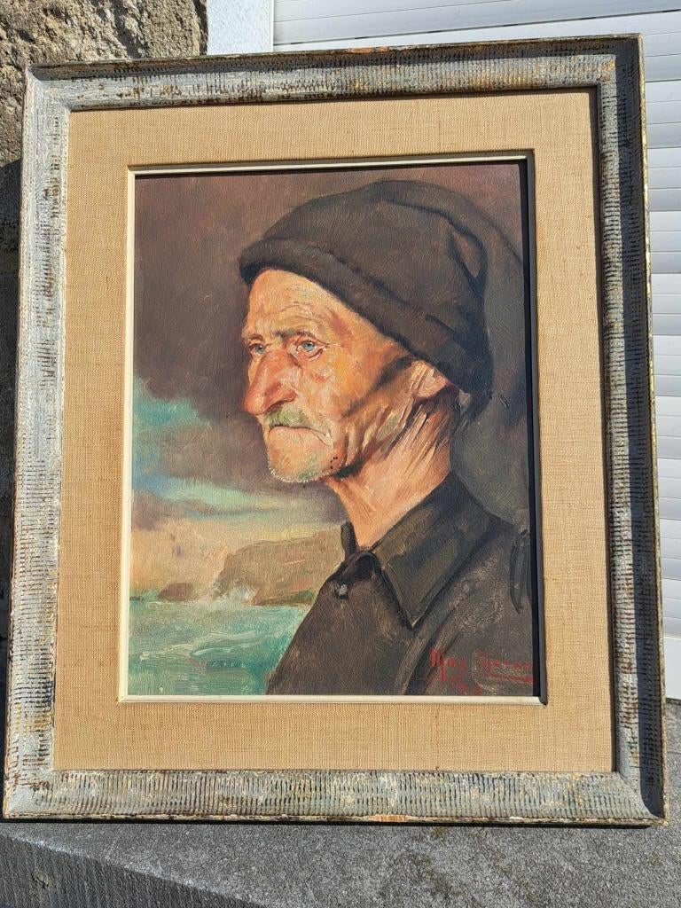 huile sur panneau signe max moreau, Enlèvement ou Envoi