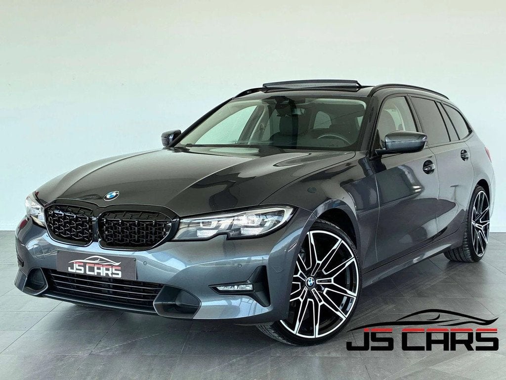 BMW 3 Serie 316 dA Touring SPORT-1ERPRO-COCKPIT-T.O-CARPLAY-, Autos, Argent ou Gris, Entreprise, Noir, 5 portes