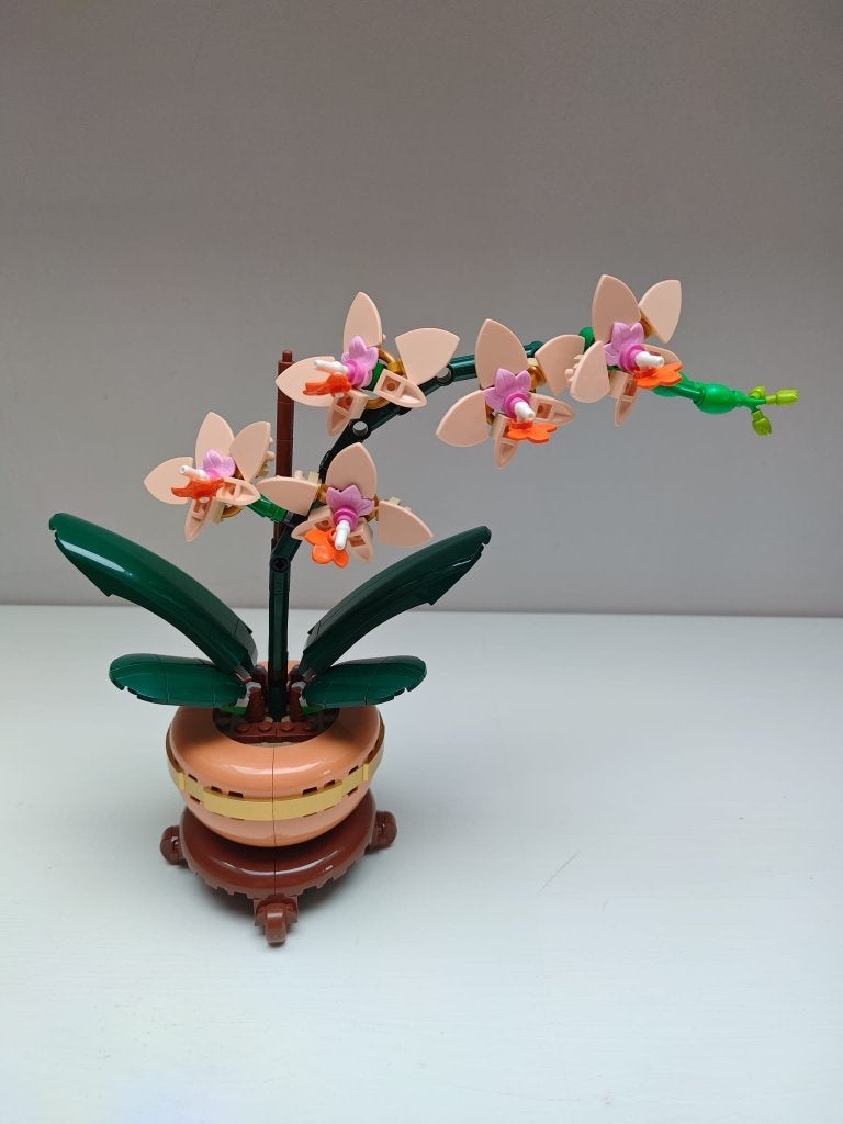 LEGO Botanicals 10343 Petite Orchidée + kit LED BrickBling, Enlèvement ou Envoi, Pièces supplémentaires incluses, Lego, Ensemble complet