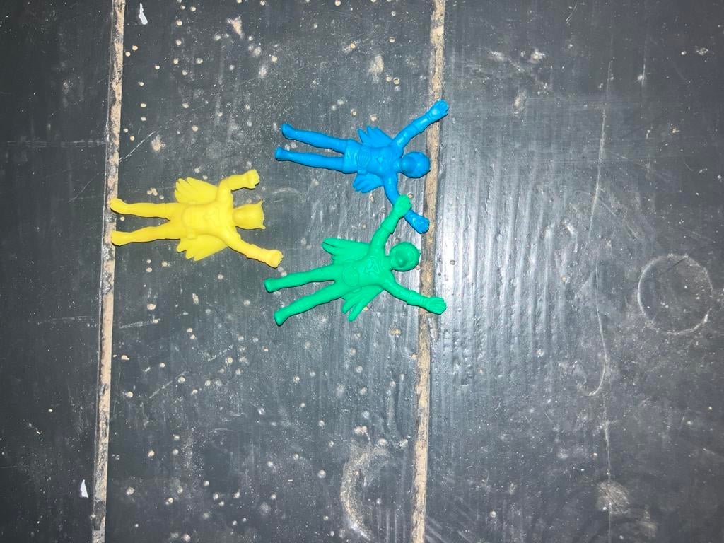 Mini figurines gomme gatchaman bataille des planètes, Enlèvement ou Envoi, Comme neuf