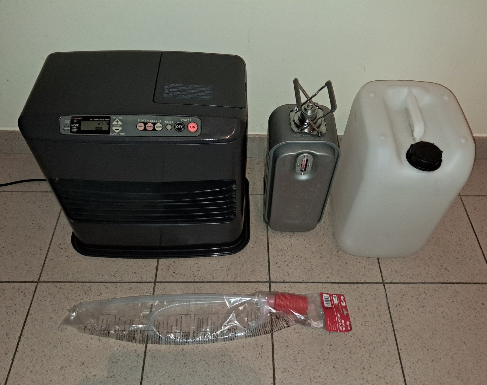 Laserkachel Tosaï SRE 4,6 KW + Brandstank + Hevelpomp, Maison & Meubles, Autres carburants, Comme neuf, Enlèvement, Chauffage au kérosène
