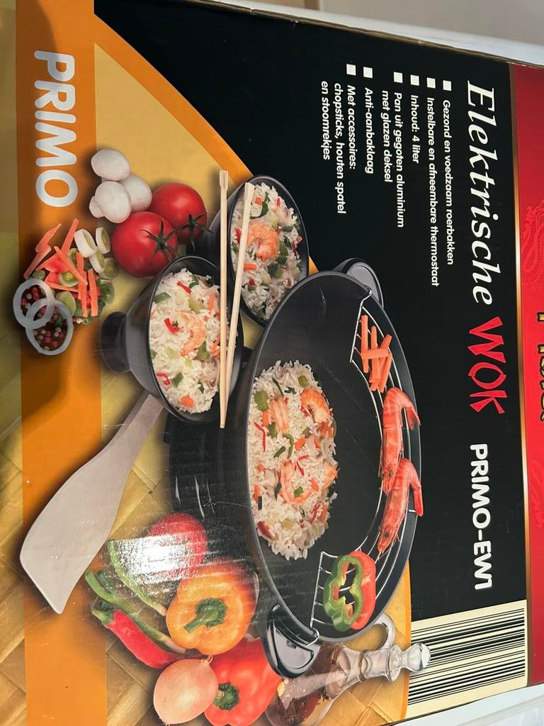 Wok électrique, Electroménager, Enlèvement ou Envoi, Neuf