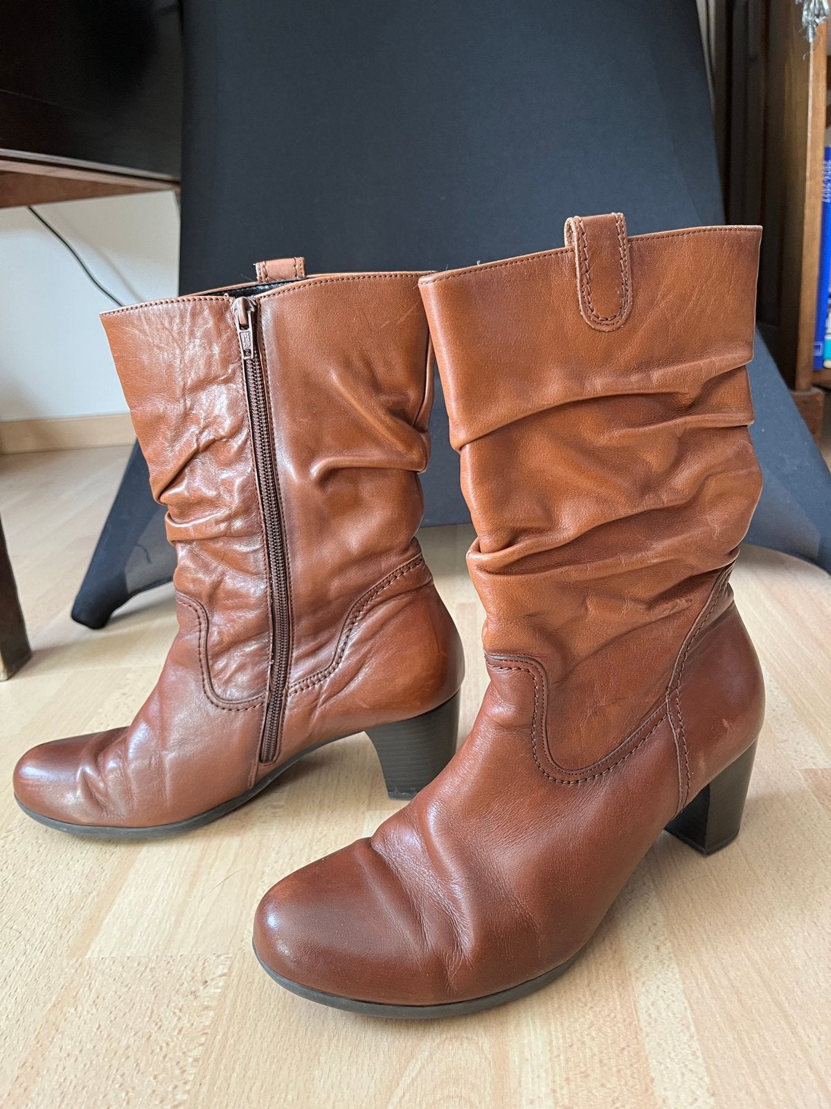 Lage laarzen GABOR bruin maat 41, Comme neuf, Brun, Enlèvement, Boots et Botinnes