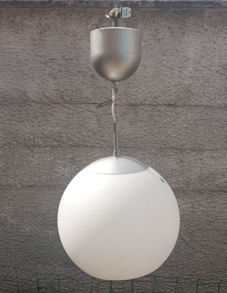 Suspension en verre dépoli IKEA MINUT ( Design Sarah Fager ), Comme neuf, Verre, Enlèvement, E27 (grand)
