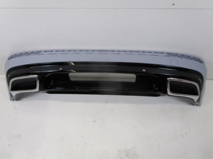 VW Tiguan 5NA R-Line Achterbumper Onderlip Diffuser Biturbo, Enlèvement ou Envoi, Utilisé, Arrière, Pare-chocs