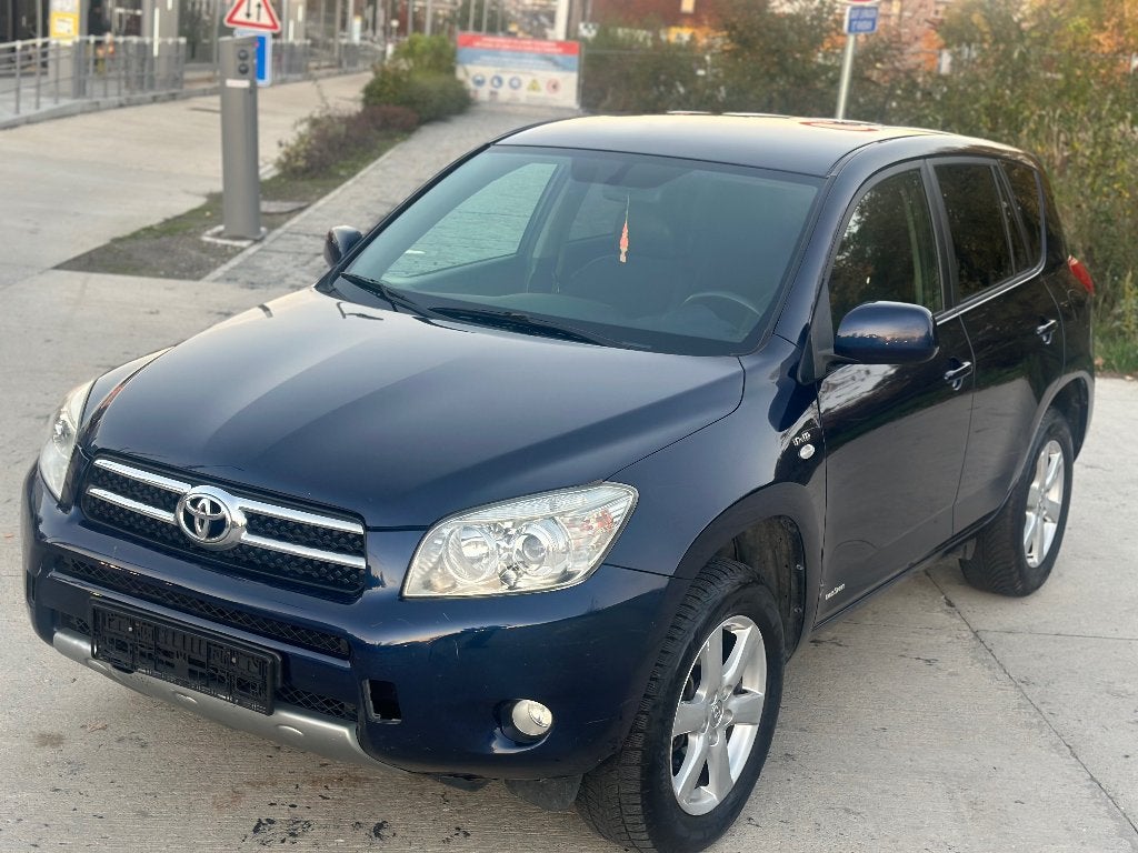 Toyota Rav4 D-4D 2.2TDI 4x4 Crosse Sport, Auto's, 100 kW, Zwart, Blauw, Leder