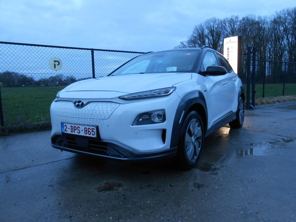 Hyundai Kona EV met grote 64kWh accu, vol opties, Autos, Hyundai, Cuir, Achat, Entreprise, Garantie prolongée