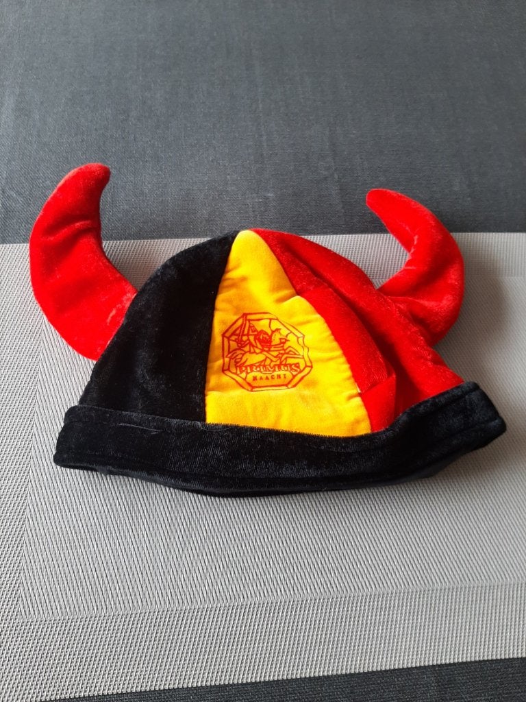 Rode duivels muts Belgie, Ophalen, Nieuw, Pet of Muts