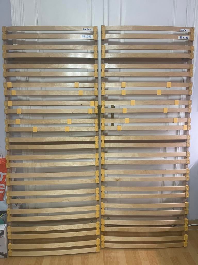 2 lattenbodems 80 x 200 cm, Ophalen, Zo goed als nieuw, 200 cm