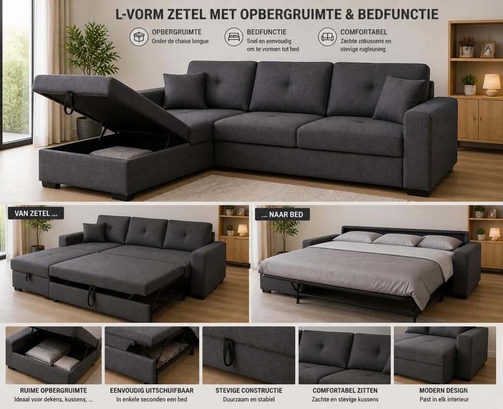 Gratis zetel met bed functie, Enlèvement