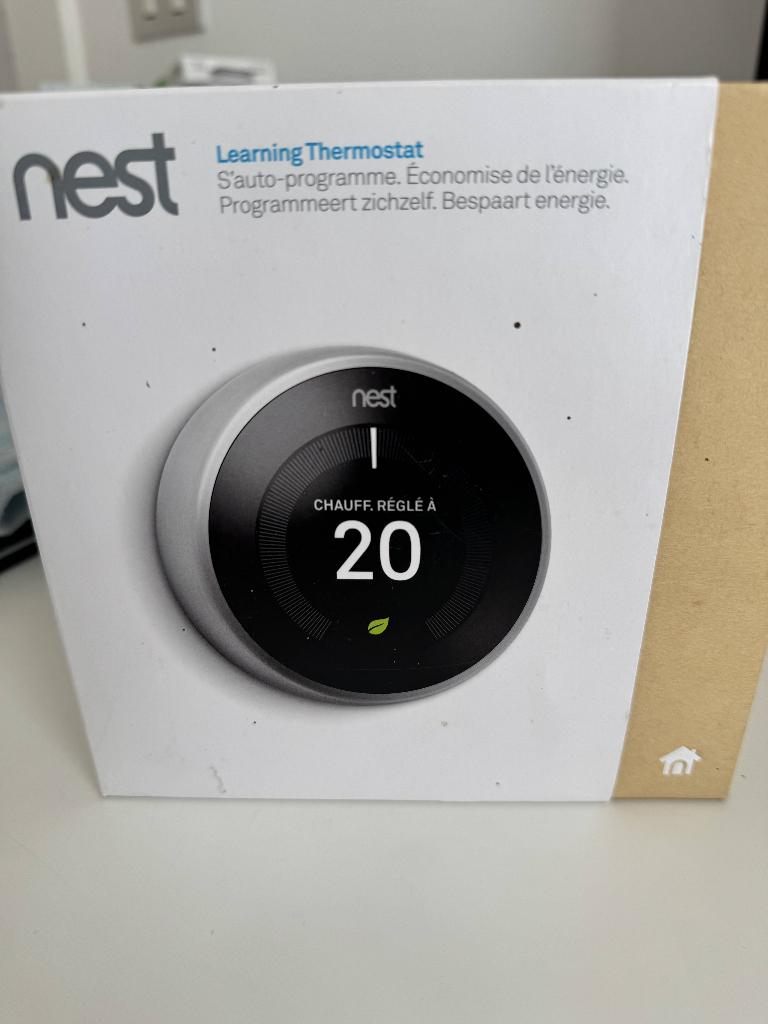 Google Nest Learning Thermostat, Enlèvement ou Envoi, Utilisé