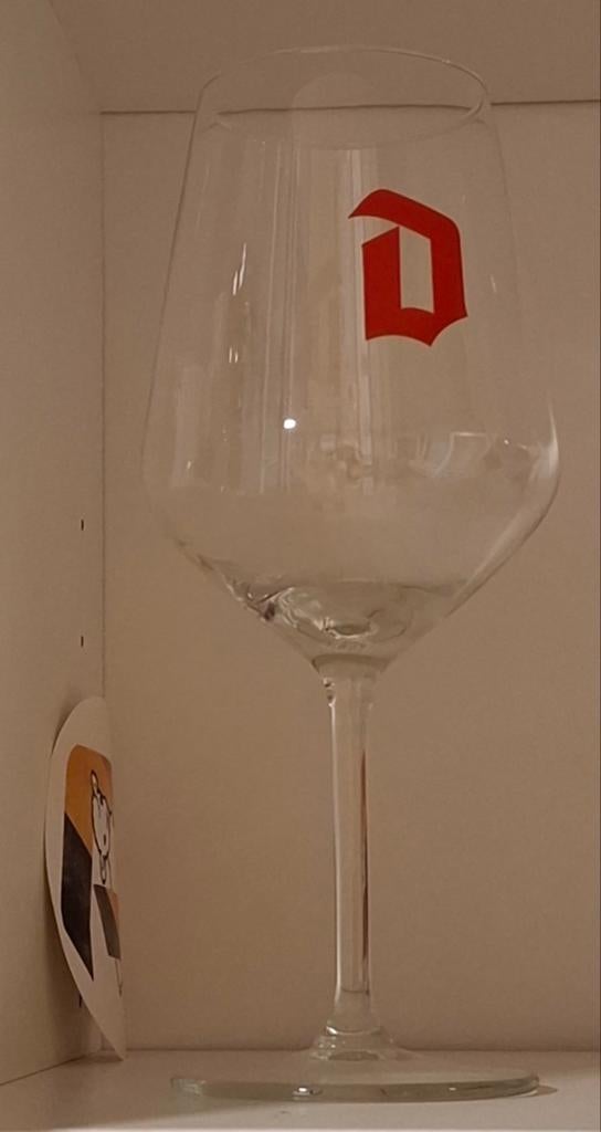 Duvel wijnglas rode D, Ophalen