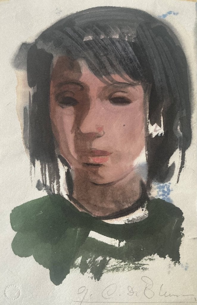 Tekening Gustaaf De Bruyne (1914-1981), Ophalen, Tekening