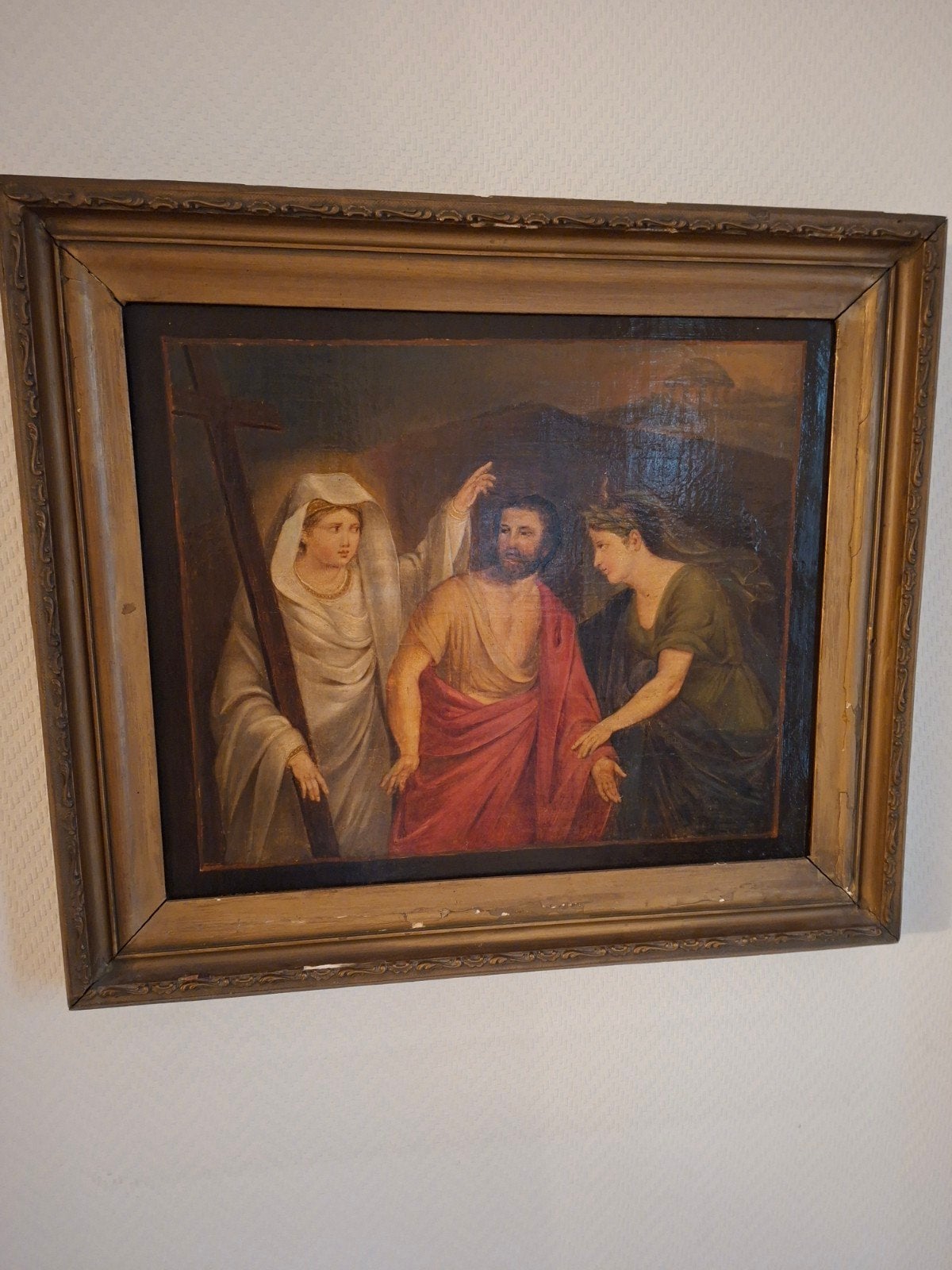 Joseph Paelinck : Paris et Hélène, Ophalen, Olieverf, Portret of Personen, Doek