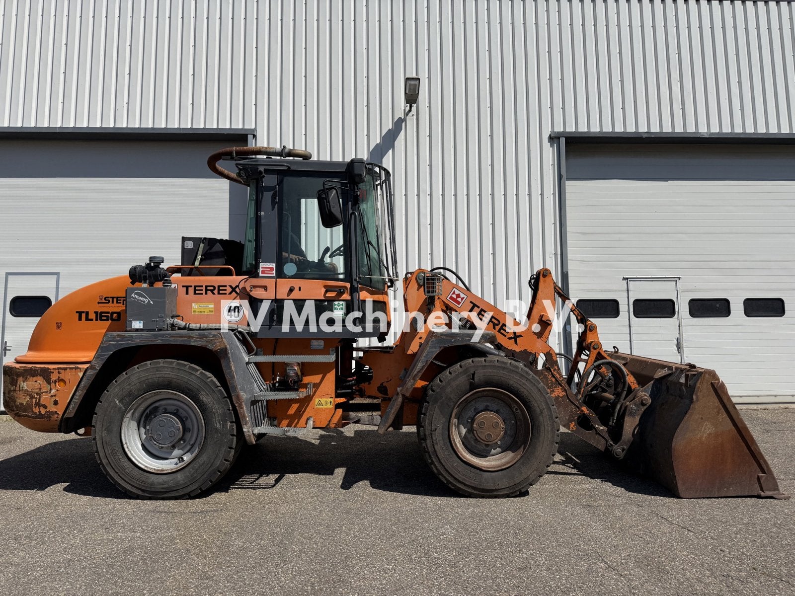 Terex TL160 Wiellader (2010), Ophalen, Wiellader of Shovel
