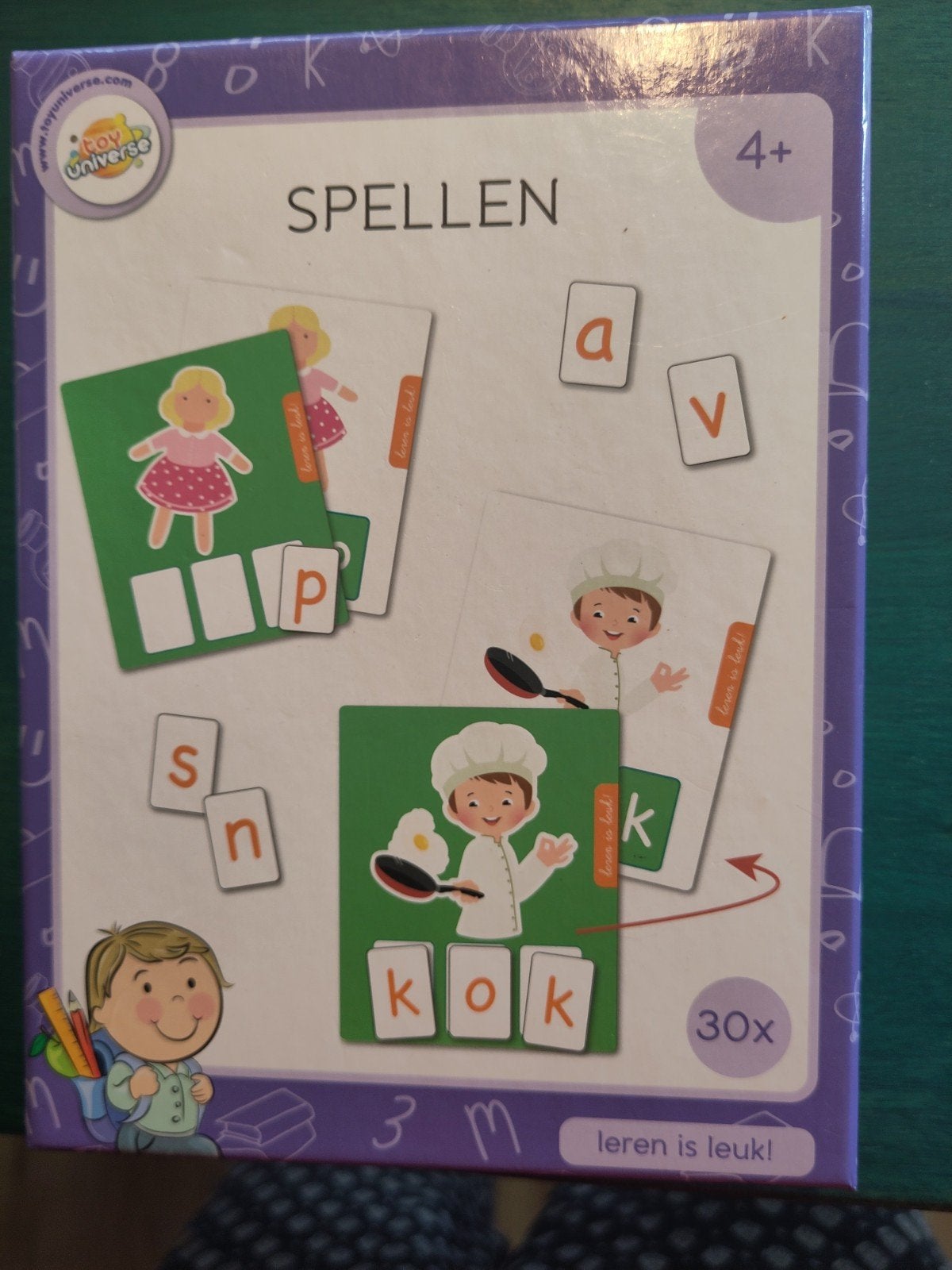 spelletje om te leren spellen, Enlèvement