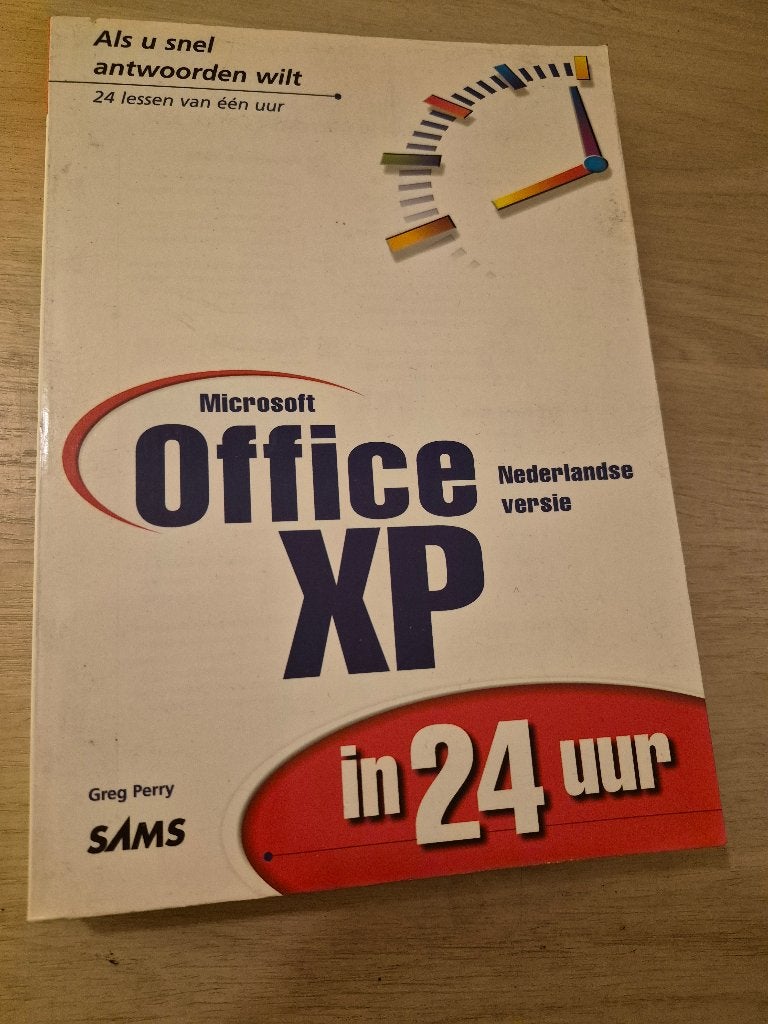 guide d'apprentissage « Microsoft Office XP in 24 uur, Enlèvement ou Envoi, Neuf, Logiciel