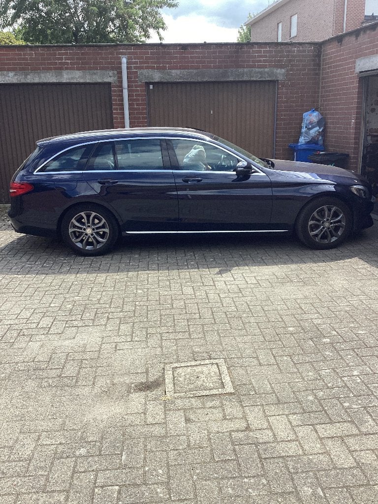 Mercedes C220d blauw, Cuir, Achat, Euro 6, Noir