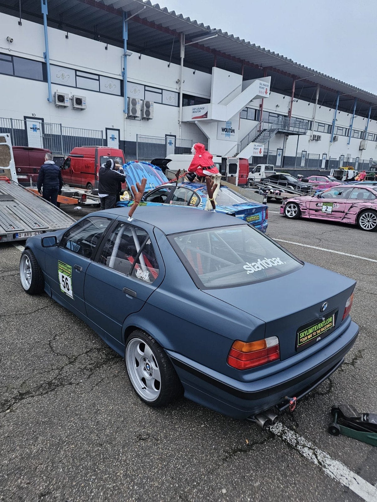 Bmw E36 325 DRIFT, Auto's, BMW, Zwart, Zwart, Berline, Particulier