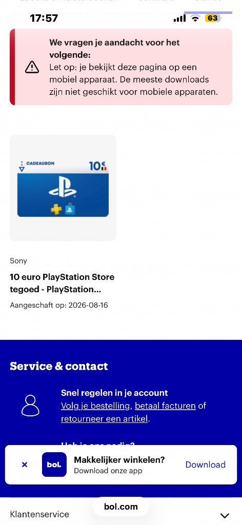 Playstationbon 10 euro, Verzenden, België, 10 euro
