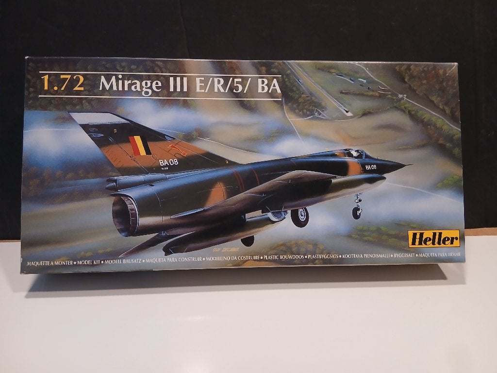 Heller-model (80321): Mirage III E/ R/ 5/ BA om 1:72, 1:72 tot 1:144, Nieuw, Ophalen of Verzenden, Vliegtuig