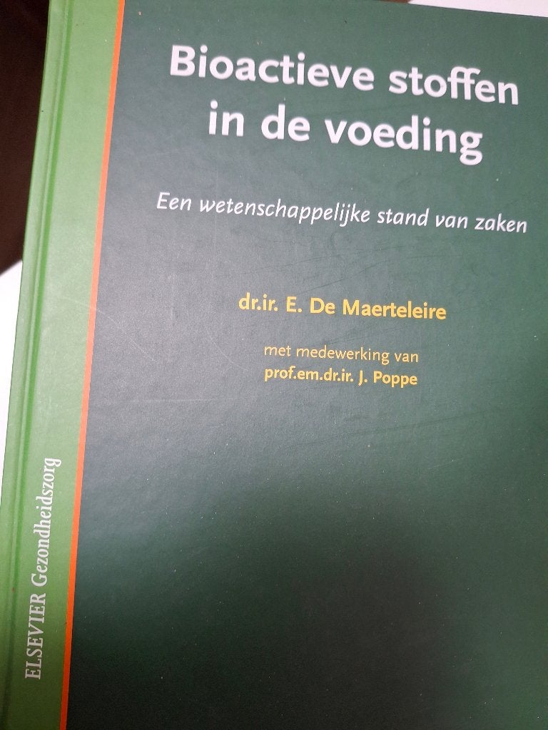 Bioactieve stoffen in de voeding, Boeken, Ophalen of Verzenden, Zo goed als nieuw
