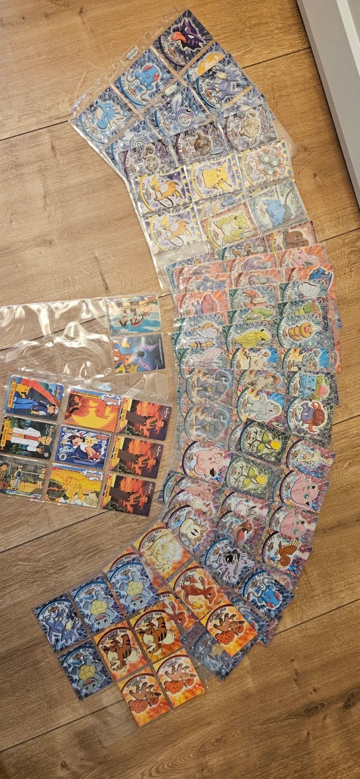 Grote Collectie  Oude Pokémon Topps, Ophalen of Verzenden, Zo goed als nieuw, Meerdere kaarten, Foil