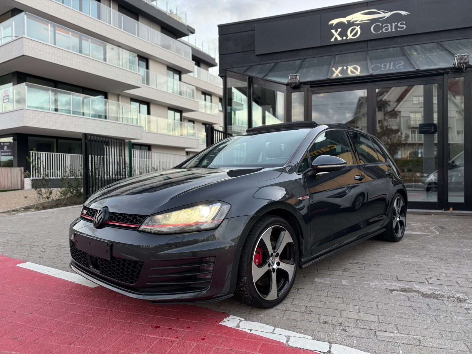Volkswagen Golf GTI | Automaat | Pano - schuidak | Garantie|, Autos, Cuir, Argent ou Gris, Achat, Euro 6