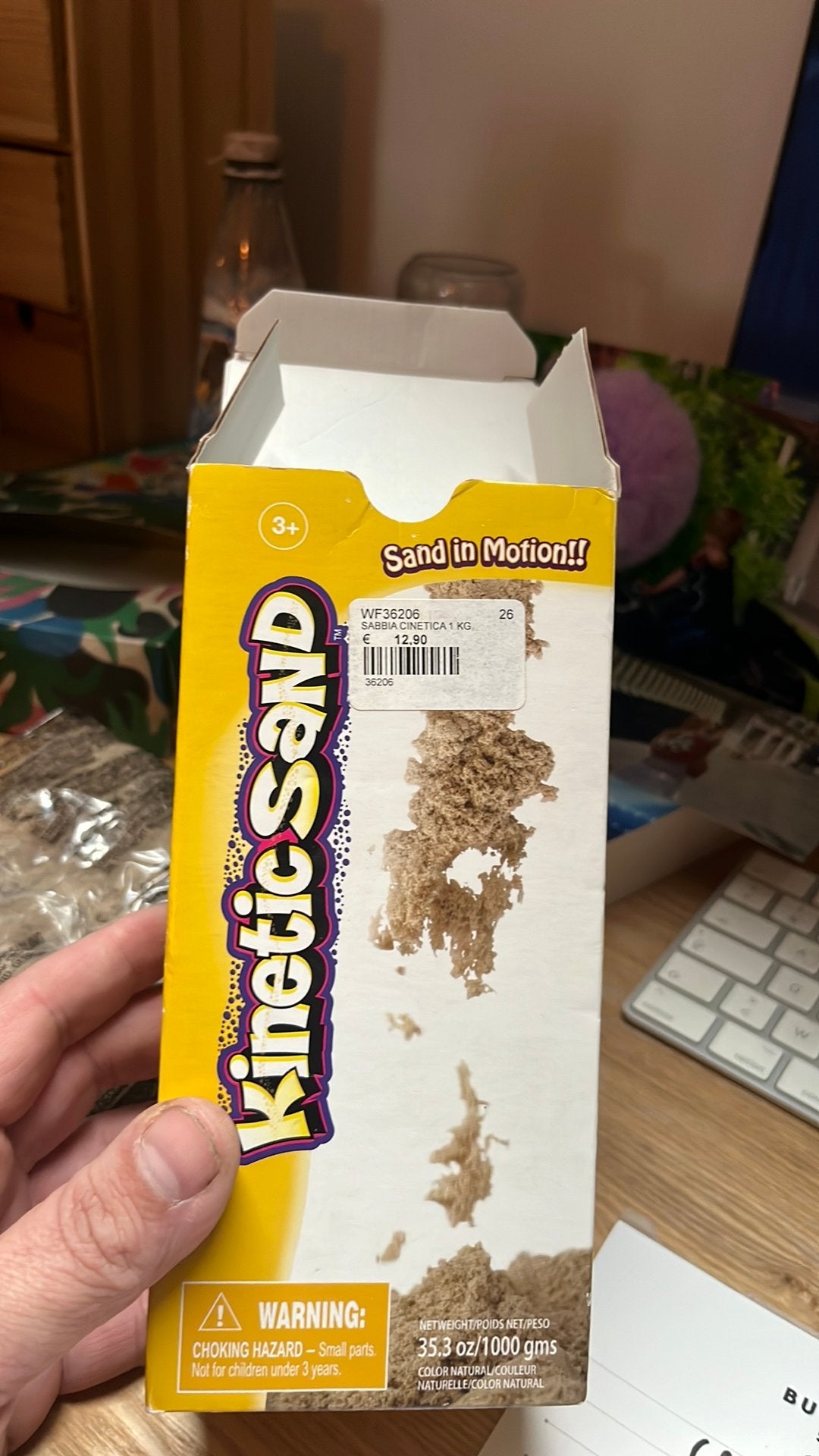 Kinetic Sand, Ophalen, Nieuw